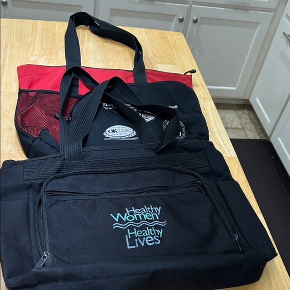 Black and Red Tote Bag - Picture 14 of 14